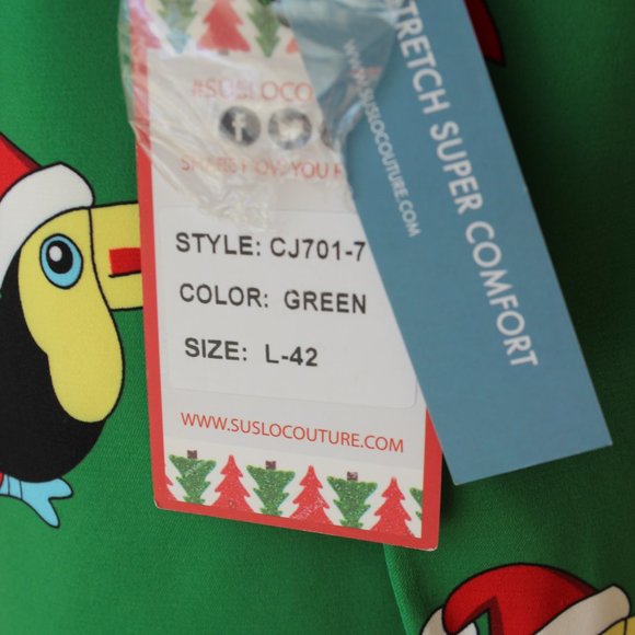 New Suslo Couture Toucan Holiday Blazer - Picture 6 of 7